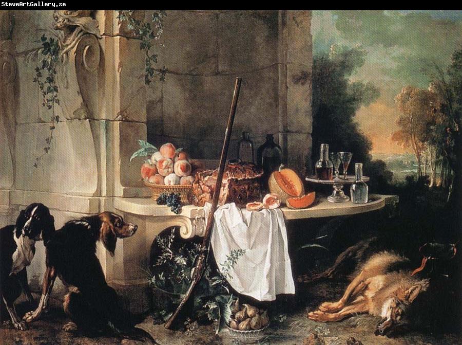 Jean Baptiste Oudry Dead Wolf